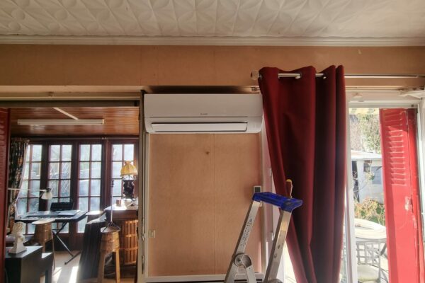 Installation d'une pompe à chaleur Mitsubishi à bonneuil sur Marne-2
