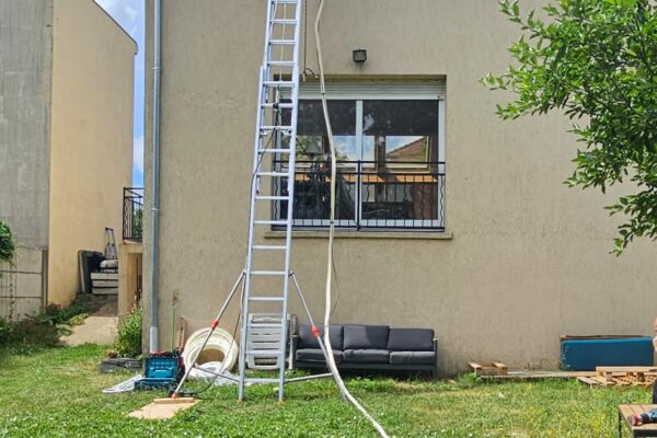 installation de deux pompes à chaleur Daikin à vitry sur seine