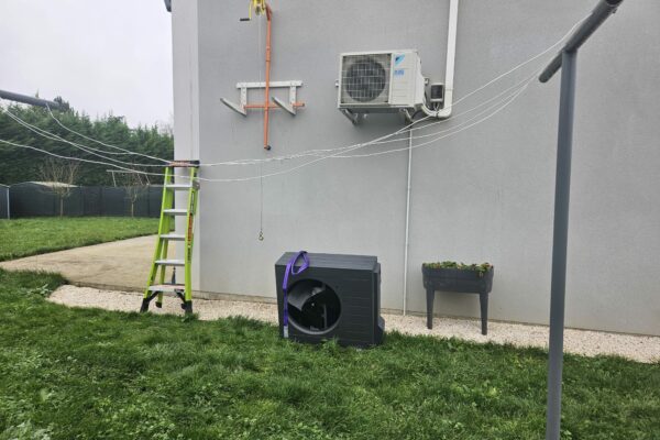 Installation d'une pompe à chaleur air eau Panasonic à Brie-Comte-Robert (1)