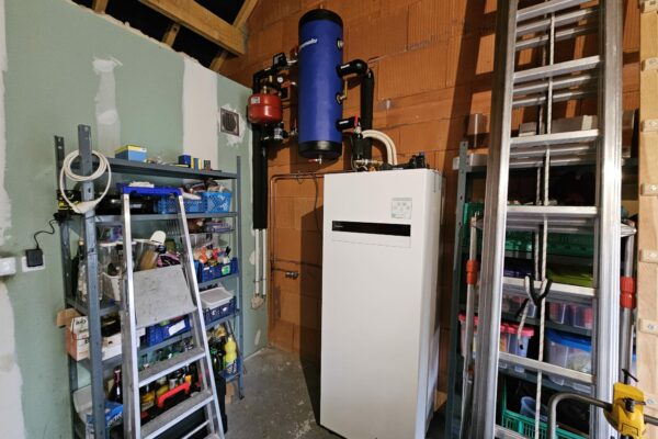Installation d'une pompe à chaleur air eau Panasonic à Brie-Comte-Robert (3)
